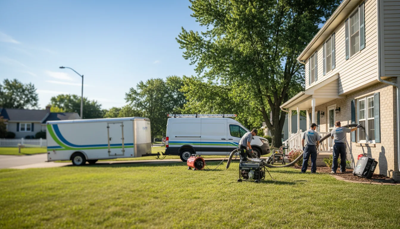 Flooded Basement Restoration And Cleanup With Repair in Kalida, OH near me